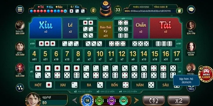 Luật chơi Sicbo Đại Phú Quý Go88